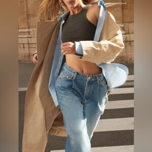 NWT MOTHER SNACKS PLEATED IT JEANS